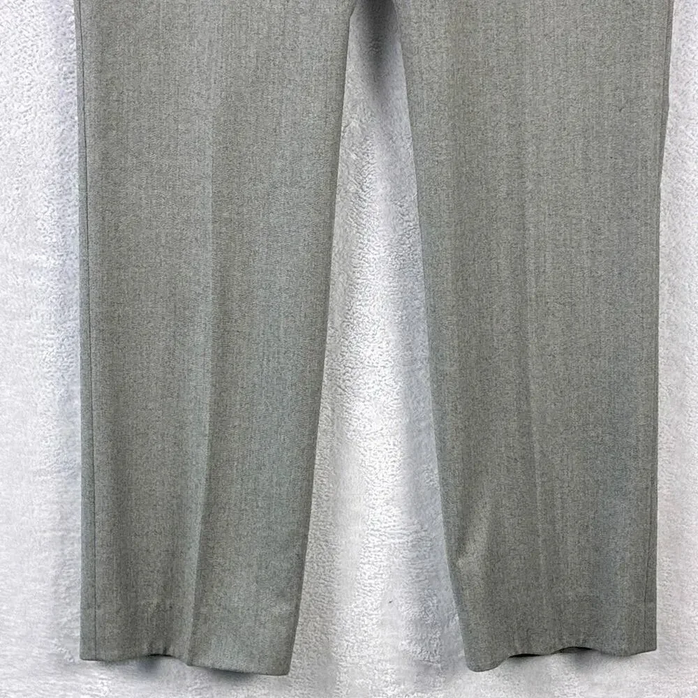 Ermenegildo Zegna Pants Mens 35 Gray Wool Trousers Luxury Preppy Old Money